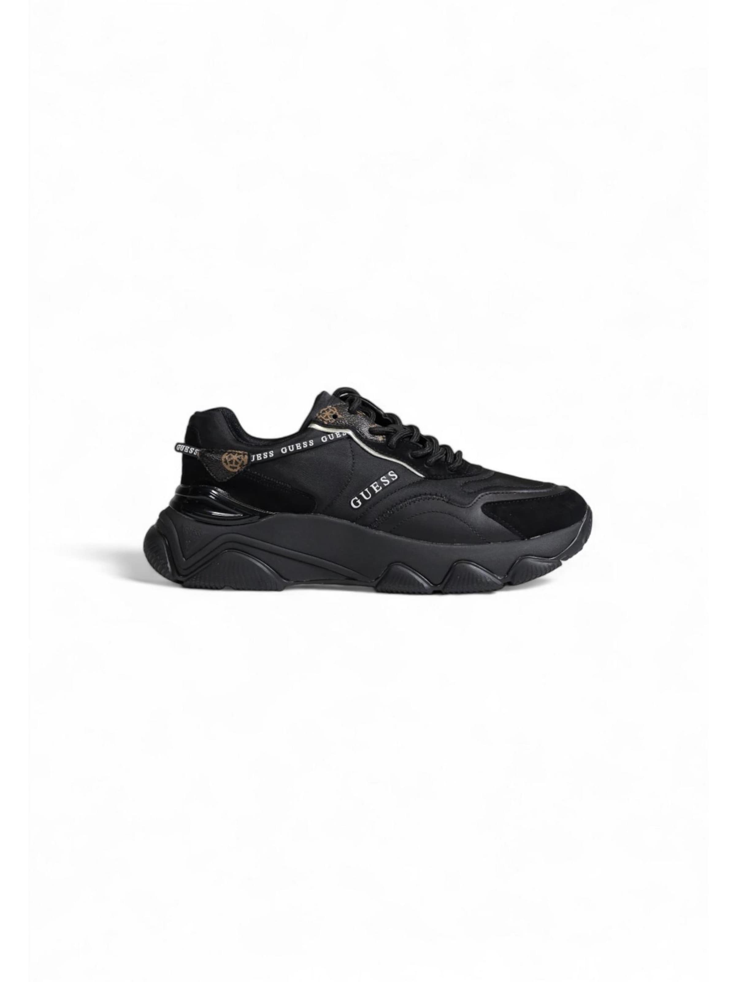 Sneaker bassa 'MICOLA FL7MIC FAL12' di GUESS in nero: frontale