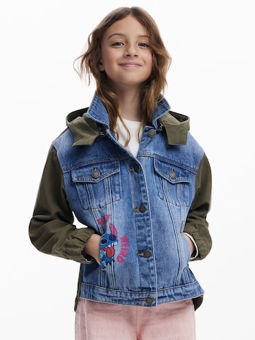 Veste mi-saison 'Stitch™' Desigual en bleu : devant