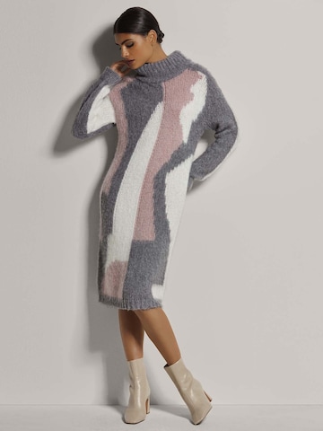Robes en maille MADELEINE en gris