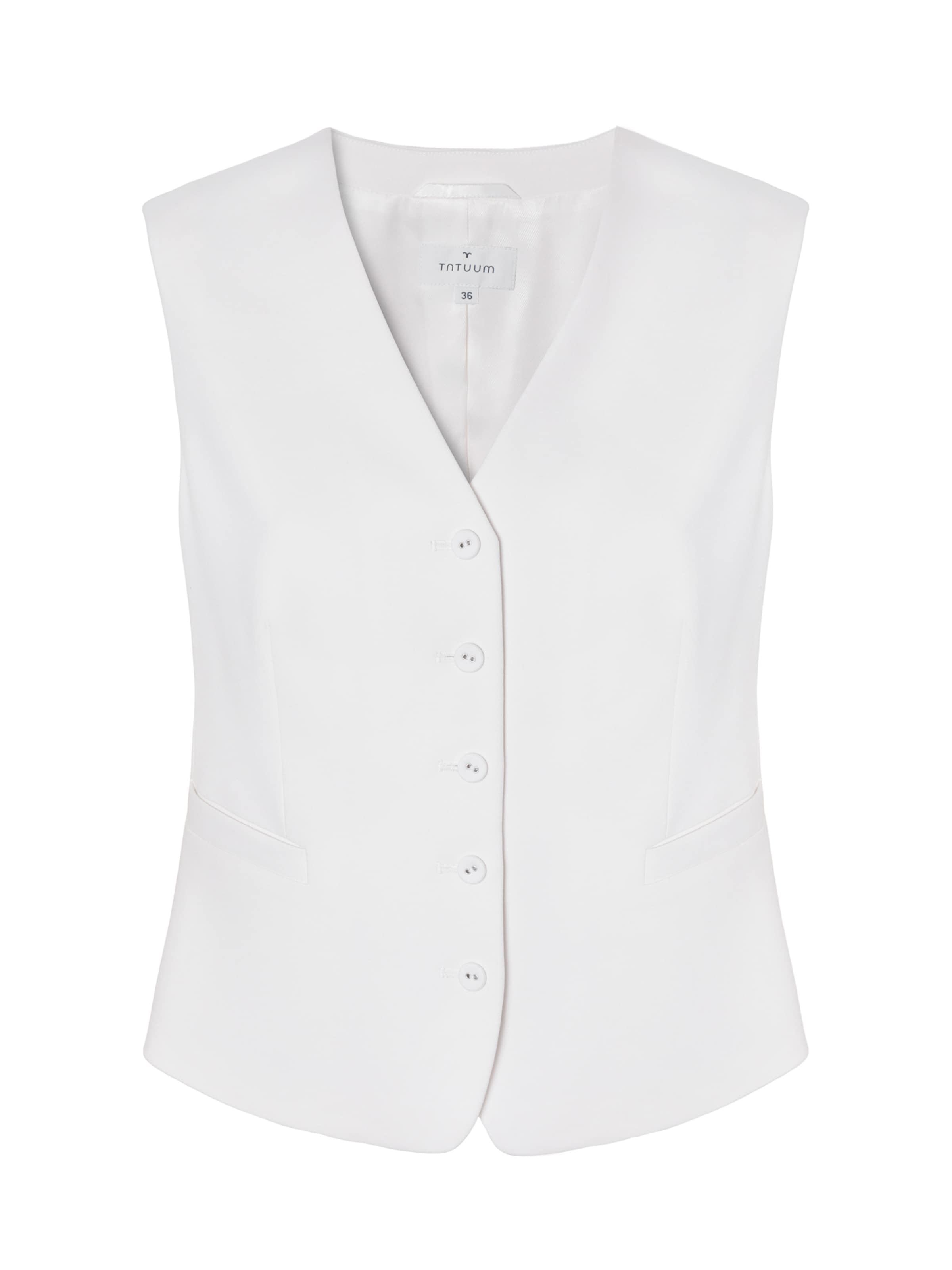TATUUM Vest i hvid: forside