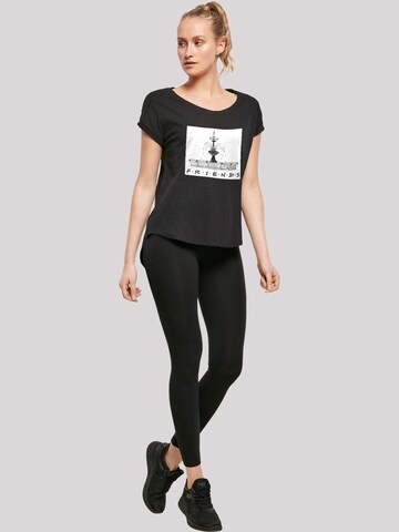 T-shirt 'Friends TV Serie Fountain Sketch' F4NT4STIC en noir