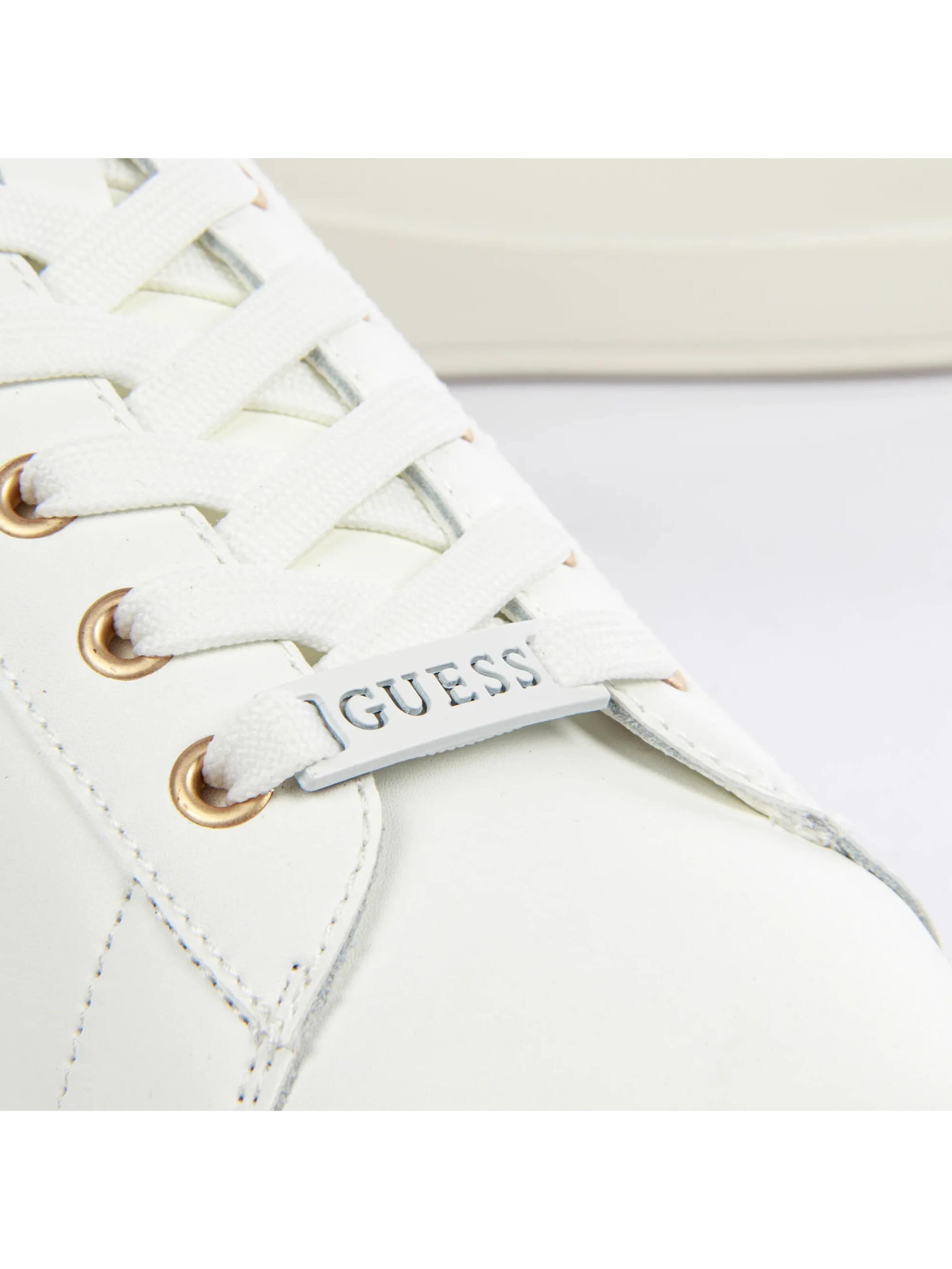 GUESS - Zapatos con cordón 'Elba' en blanco