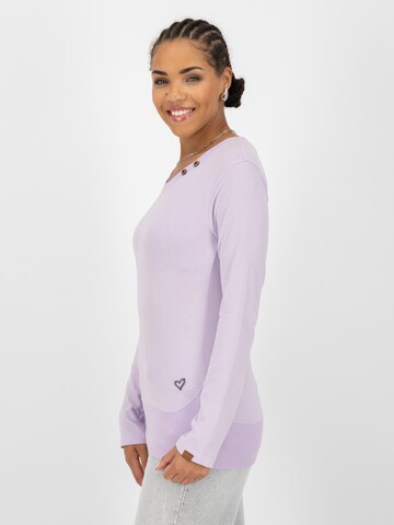 Alife and Kickin Shirt 'ConnyAK' in Purple