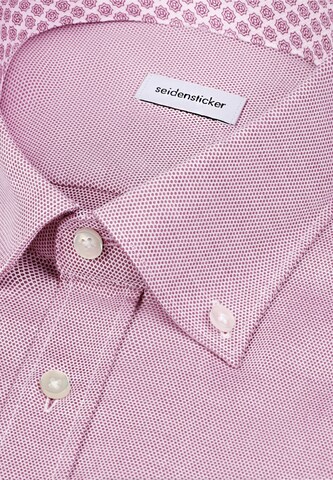 SEIDENSTICKER Regular fit Business shirt in Pink