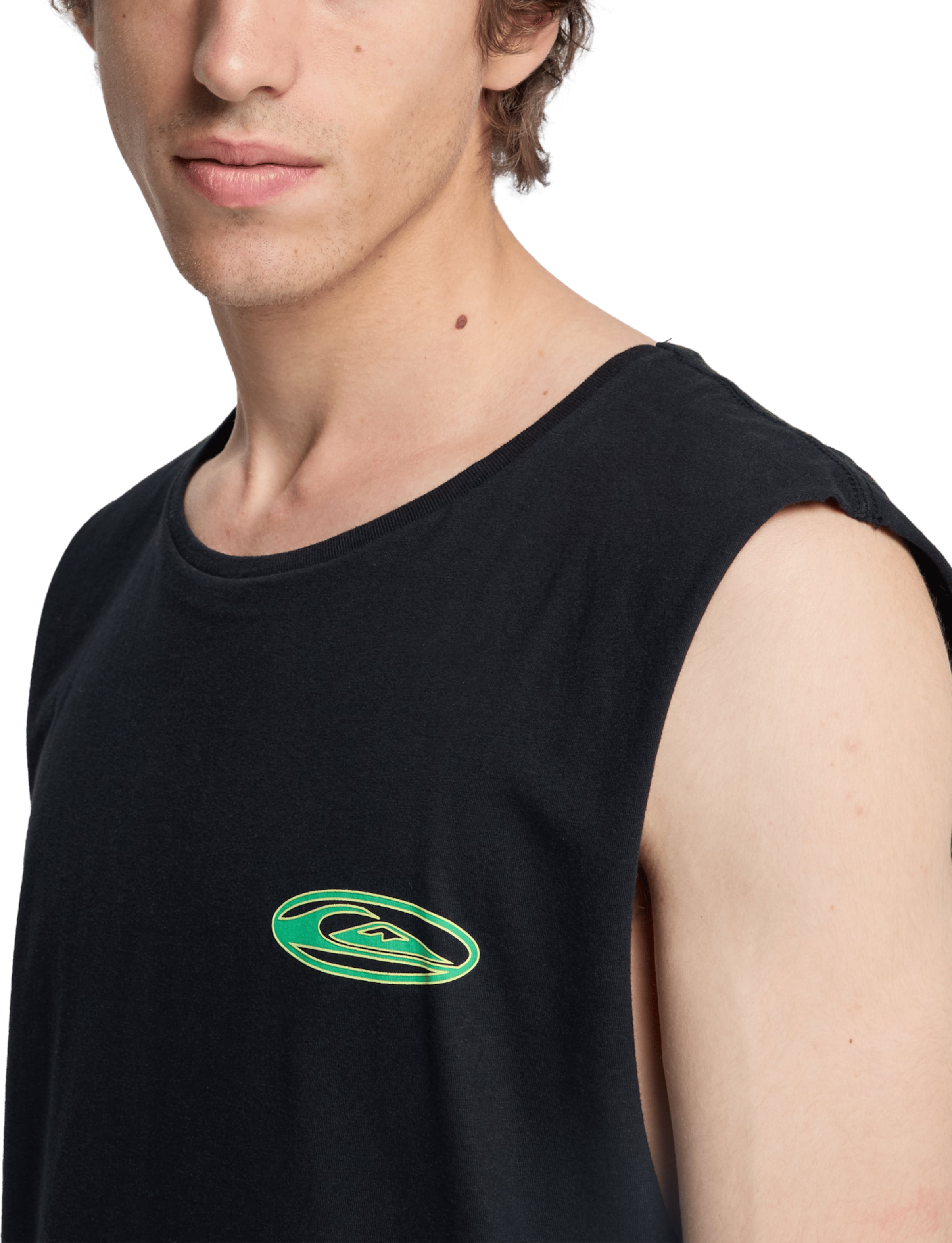 QUIKSILVER Toiminnallinen paita 'EV Quikglobe Muscle' värissä musta