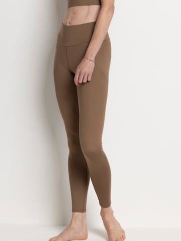 Hey Honey Skinny Leggings 'Unicolor' in Bruin