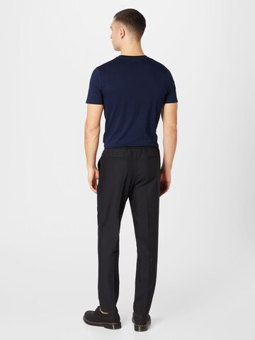 Regular Pantalon à plis 'PAOLO' Harmony Paris en noir