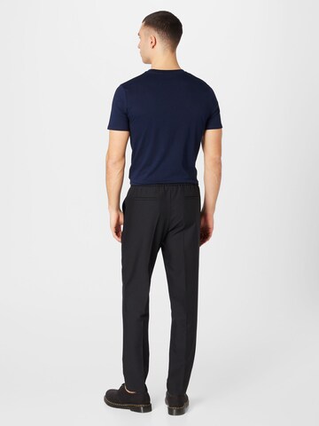 Harmony Paris Regular Pleated Pants 'PAOLO' in Black