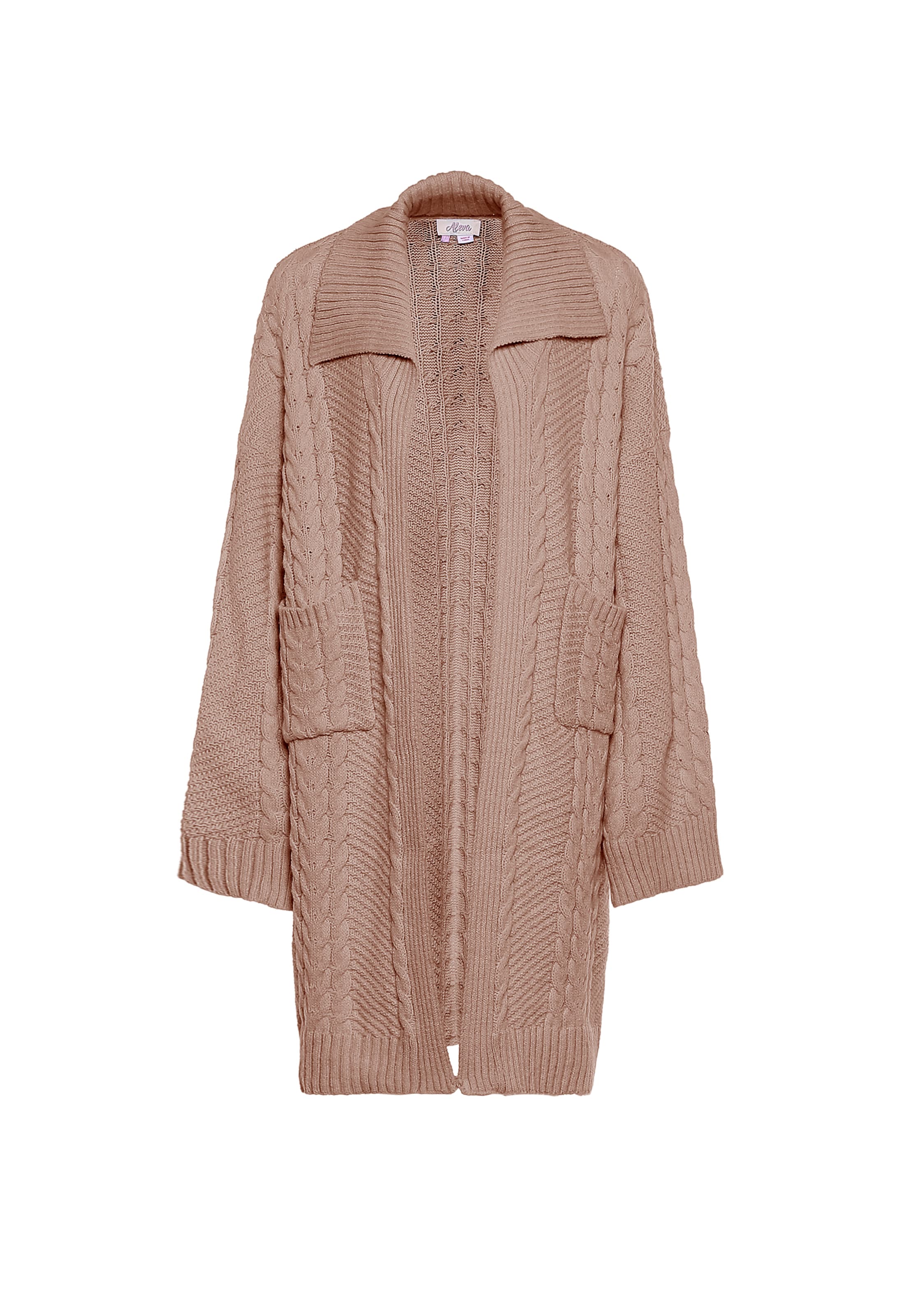 aleva - Casaco de malha em bege: frente