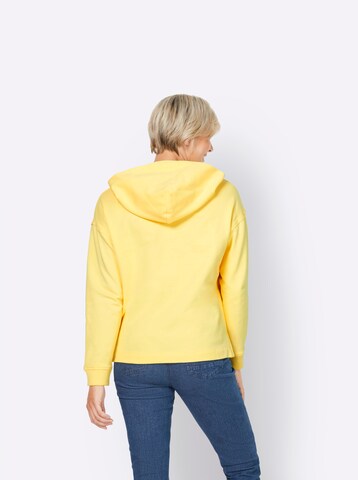 Sweat-shirt heine en jaune