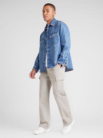 Denim Project Loosefit Cargobroek in Grijs