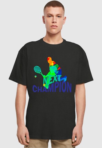 Merchcode Shirt 'Next Champion' in Schwarz: predná strana