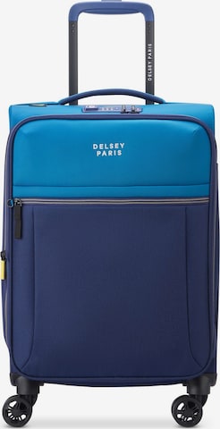 Delsey Paris Trolley 'Brochant 3' in Blauw: voorkant