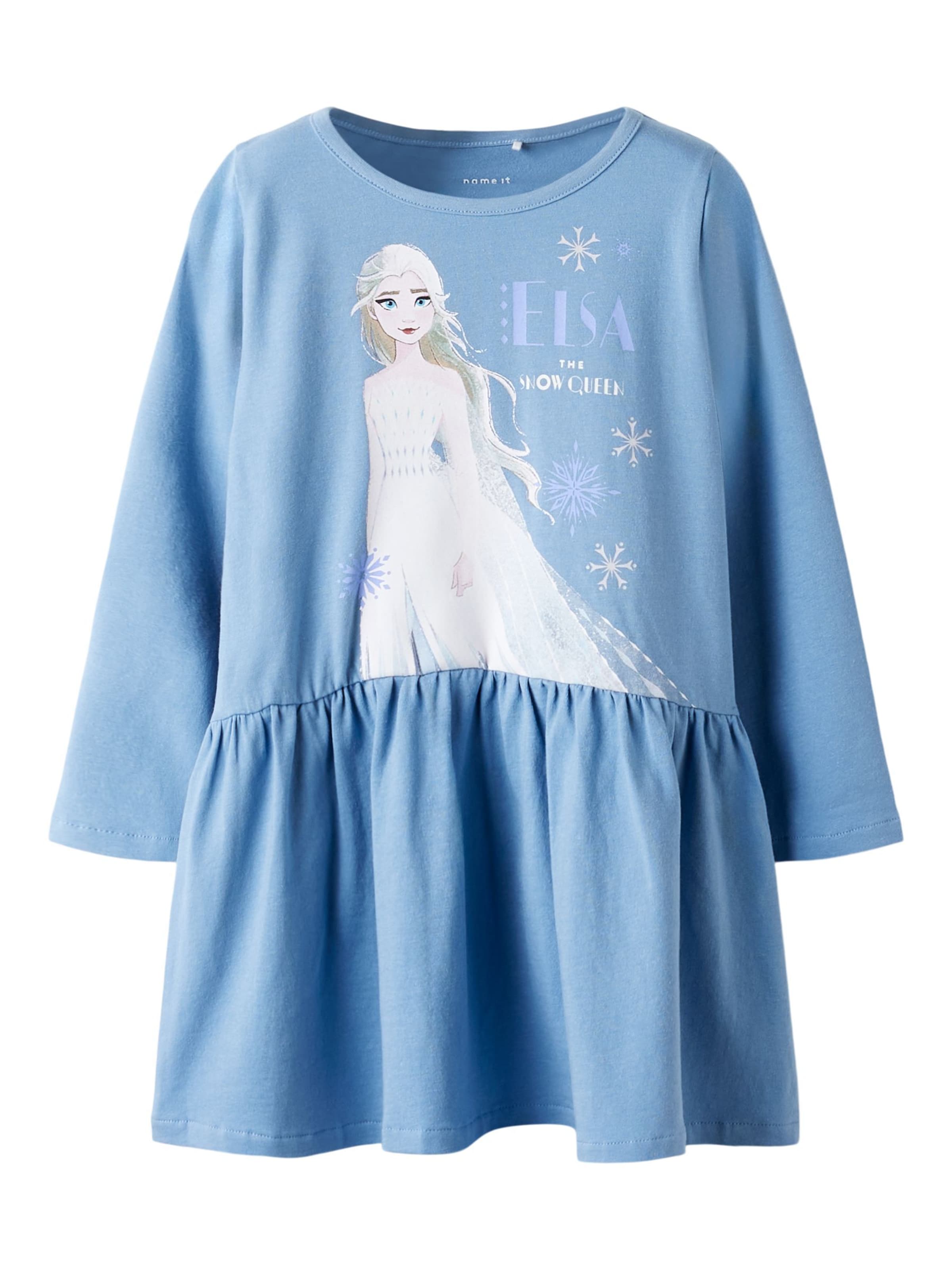 NAME IT Jurk 'Frozen' in Blauw: voorkant