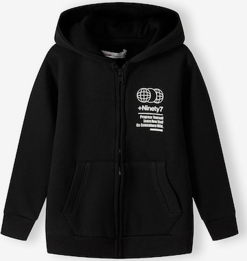 MINOTI Sweatjacke in Schwarz: Vorderseite