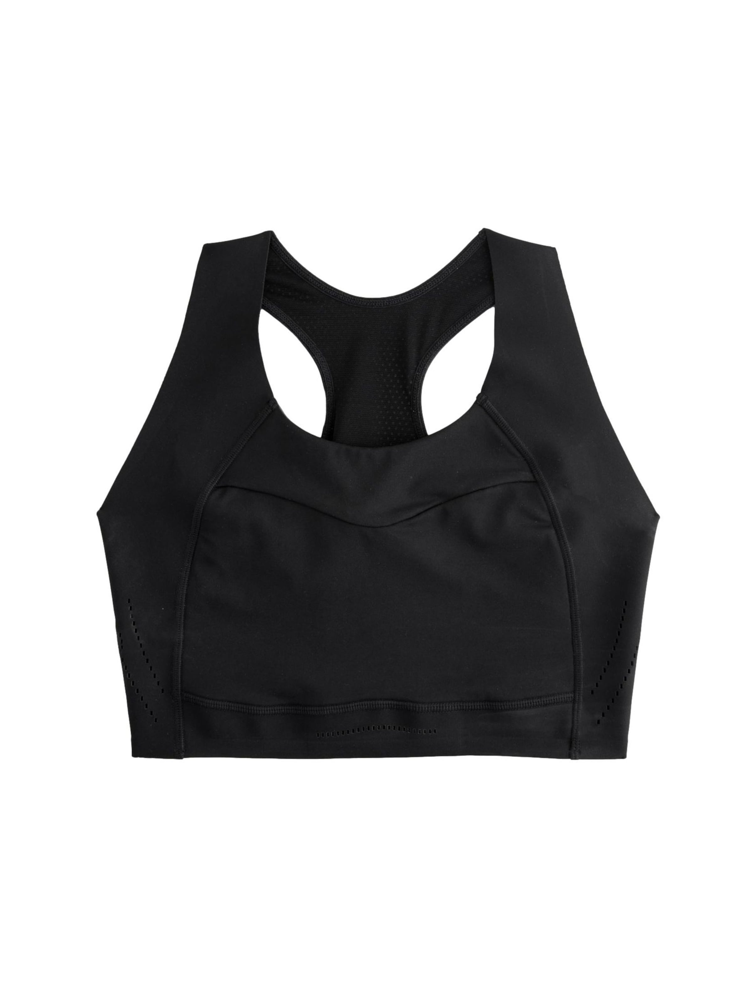 Next Μπουστάκι Αθλητικό σουτιέν σε μαύρο: μπροστά