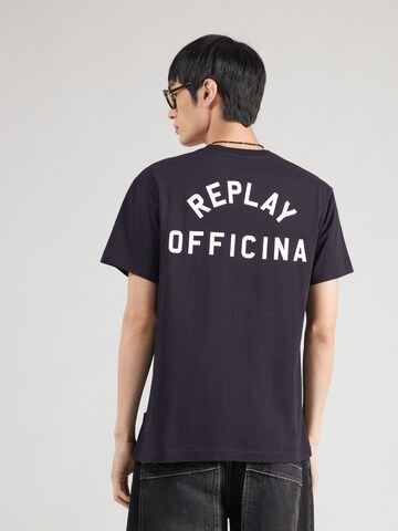 Tricou de la REPLAY pe gri: față