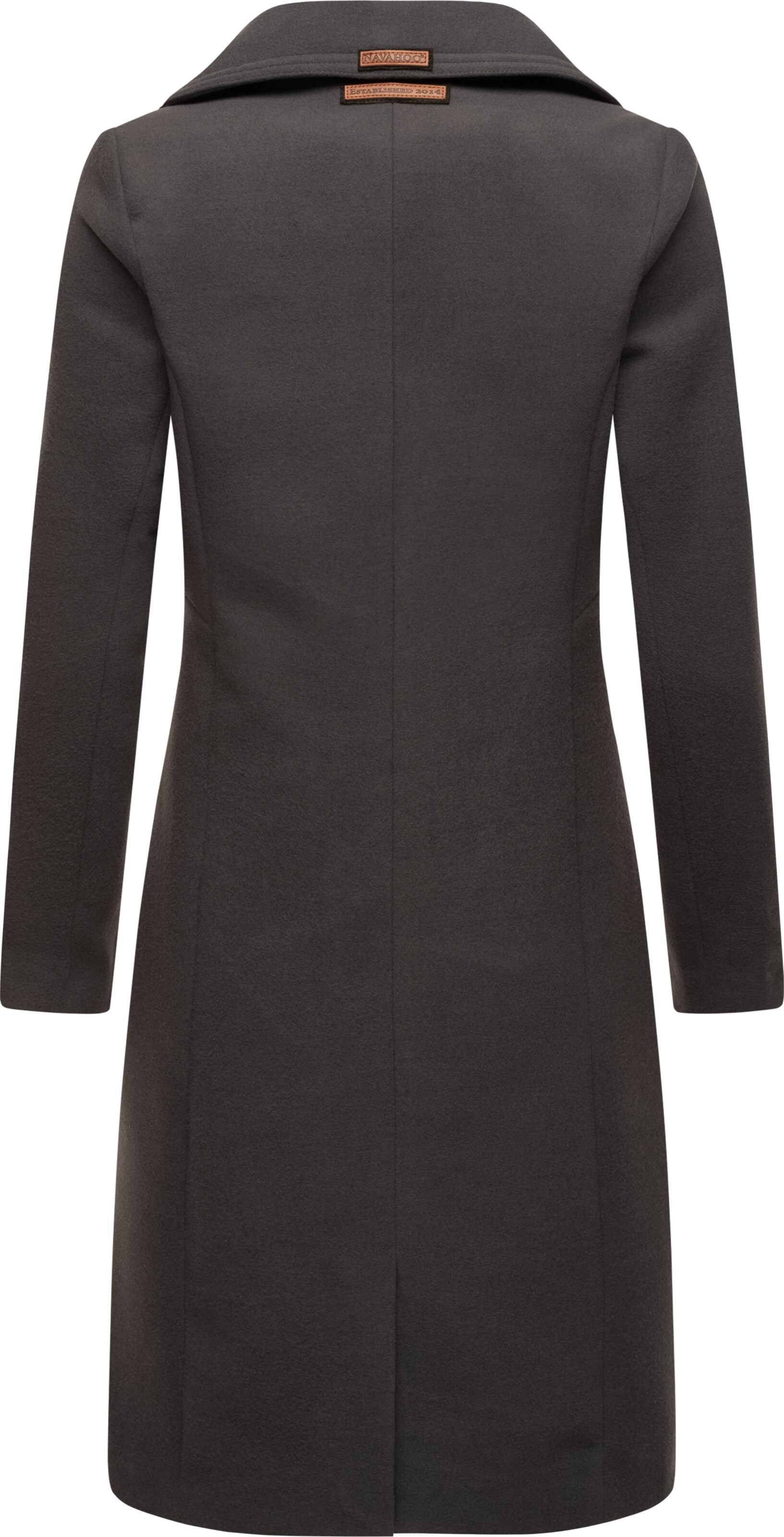 NAVAHOO Prechodný kabát 'Wooly' - Sivá