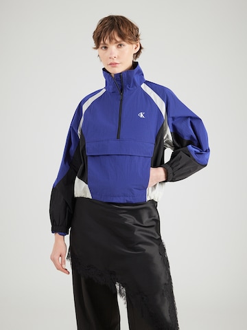 Calvin Klein Jeans Přechodná bunda – fialová: přední strana