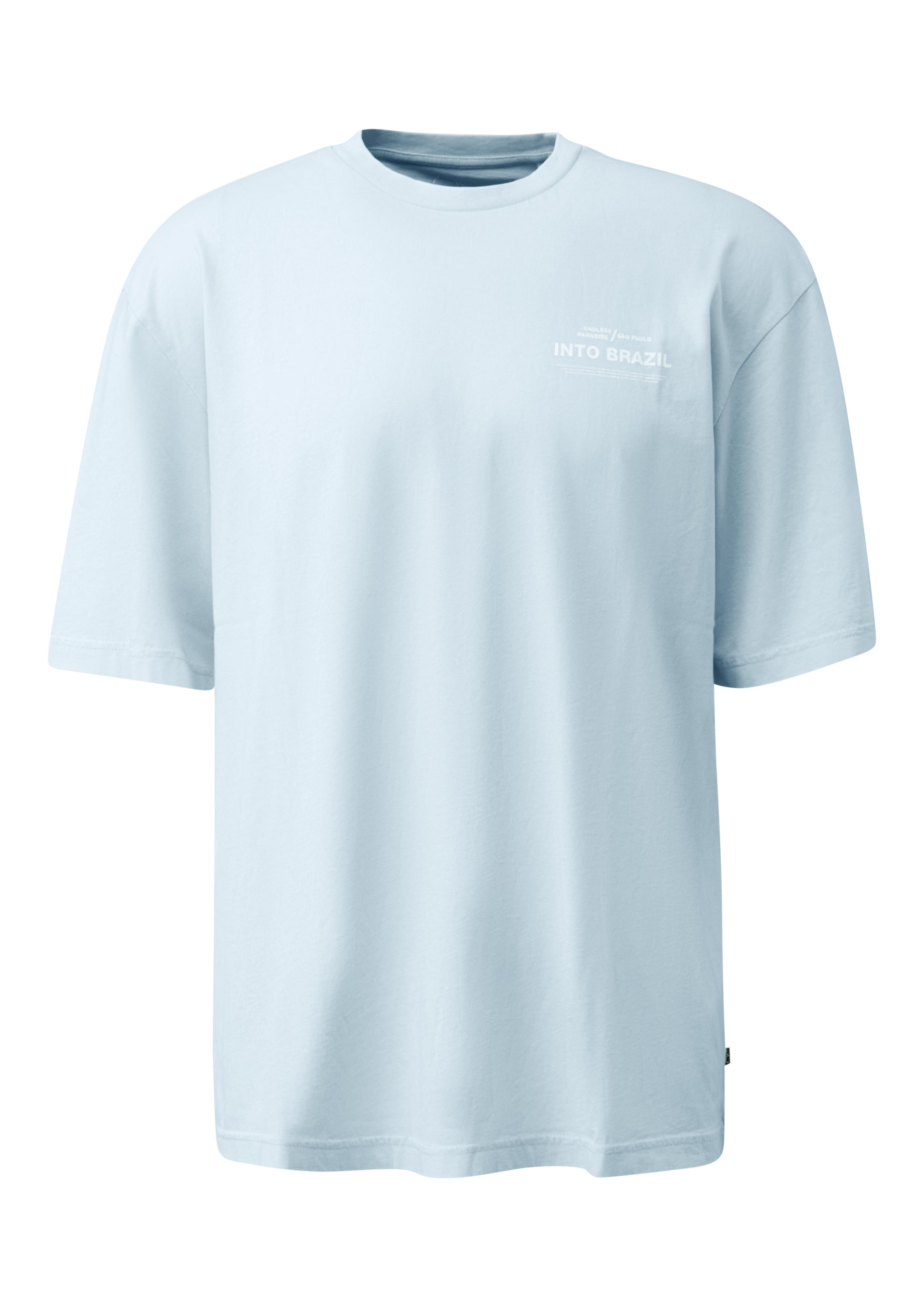 QS T-Shirt in Blau: Vorderseite