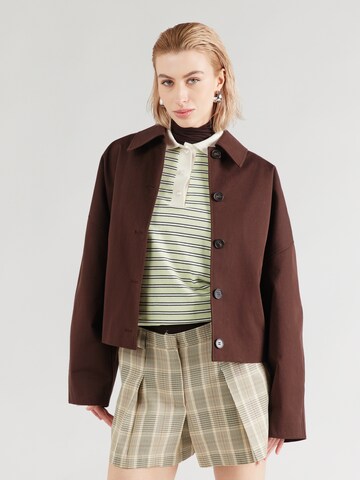 & Other Stories Prechodná bunda - Hnedá: predná strana