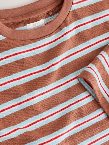 Next T-shirt i brun