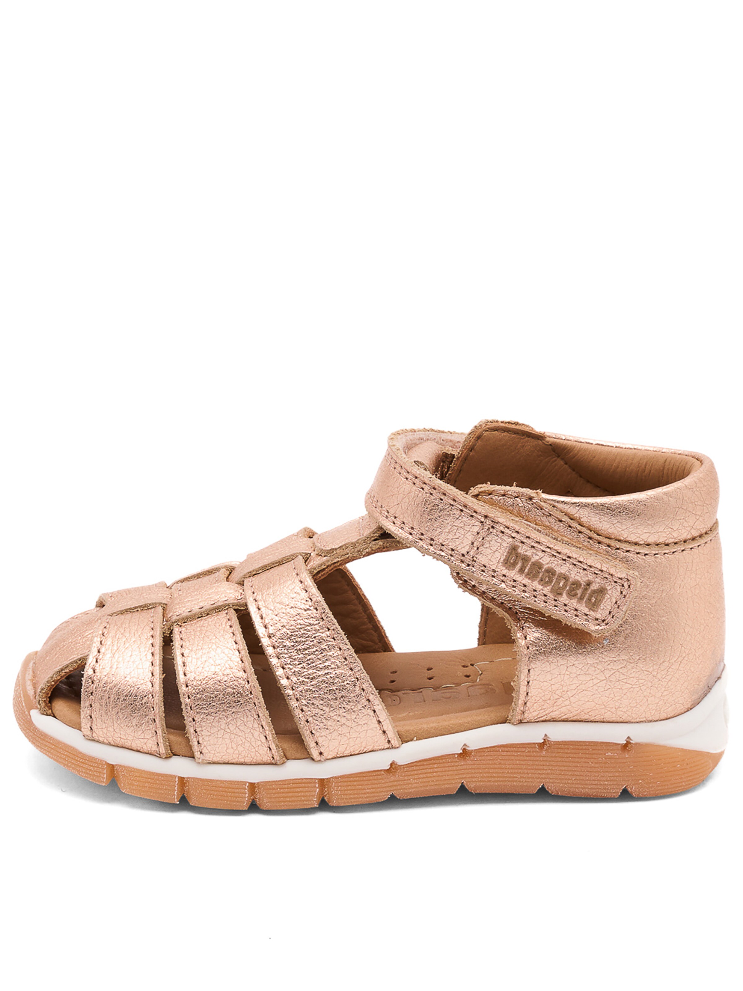 BISGAARD - Sapatos abertos 'Billie' em ouro: lateral