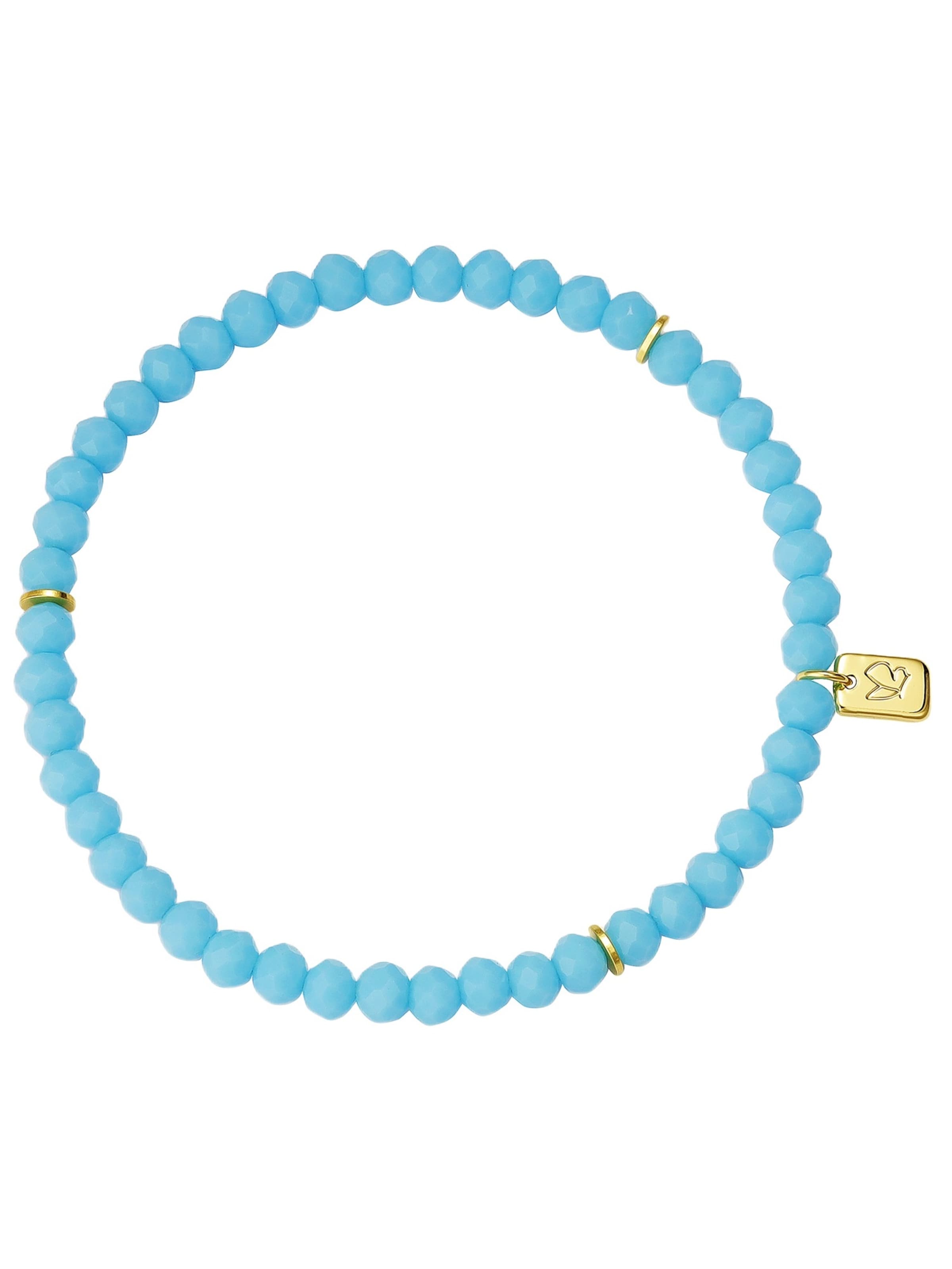 Bracelet Glanzstücke München en bleu : devant
