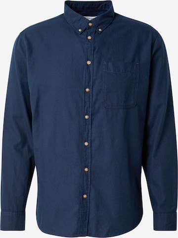 SELECTED Slim fit Koszula 'DAN' w kolorze niebieski: przód