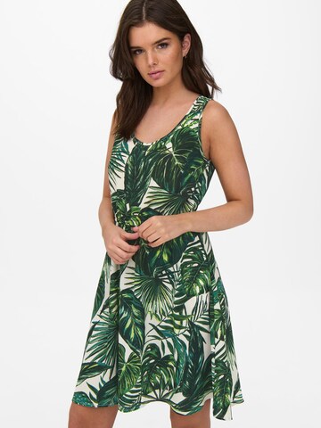 Robe 'Sara' ONLY en vert : devant