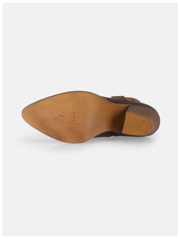 Felmini Wide Fit Booties 'Laredo W034' in Brown
