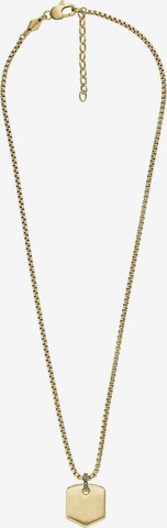 FOSSIL Necklace in Gold: front