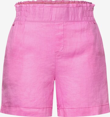 Pantalon STREET ONE en rose : devant