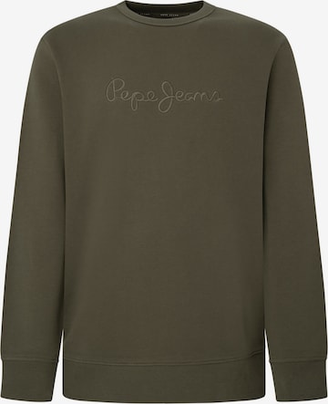 Pepe Jeans Sweatshirt 'Joe' in Green: front