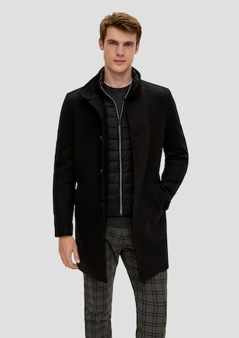 s.Oliver Between-Seasons Coat in Black: front