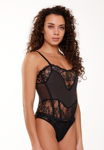 LingaDore String in Black: front