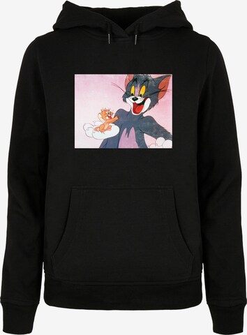 Sweat-shirt 'Tom And Jerry - Still One' ABSOLUTE CULT en noir : devant