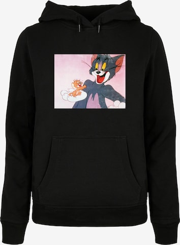 ABSOLUTE CULT Sweatshirt 'Tom And Jerry - Still One' in Zwart: voorkant