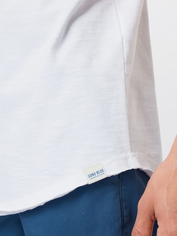 T-Shirt 'Benne' Only & Sons en blanc