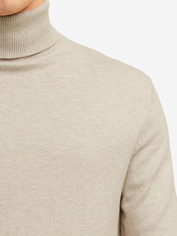JACK & JONES Trui 'Emil Knit' in Beige