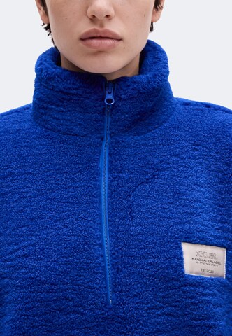 Karo Kauer Pullover in Blau