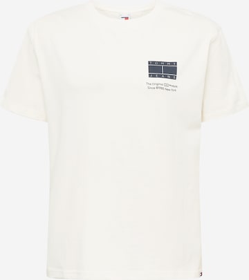 Tommy Jeans T-Shirt 'ESSENTIAL' in Weiß: predná strana