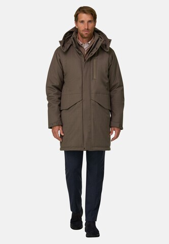 Parka di mezza stagione di Boggi Milano in marrone: frontale