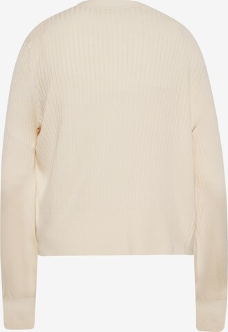 NAEMI Knit Cardigan in Beige