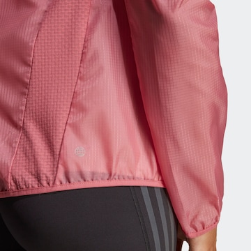 Veste de sport 'Run Icons 3-Stripes ' ADIDAS SPORTSWEAR en rose