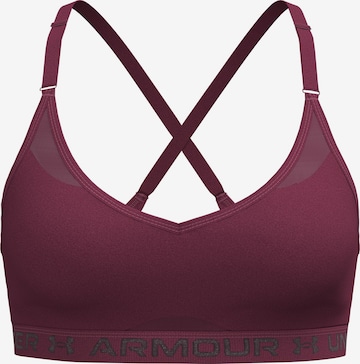 UNDER ARMOUR Bustier Sport bh in Rood: voorkant