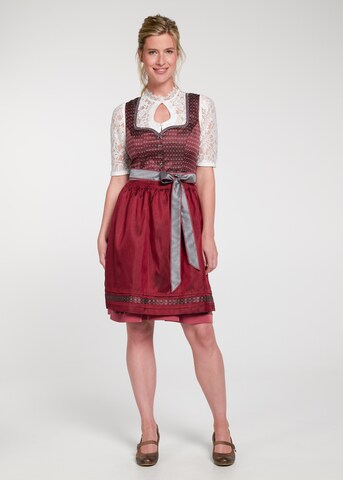 SPIETH & WENSKY Dirndl 'Wiga' in Rot