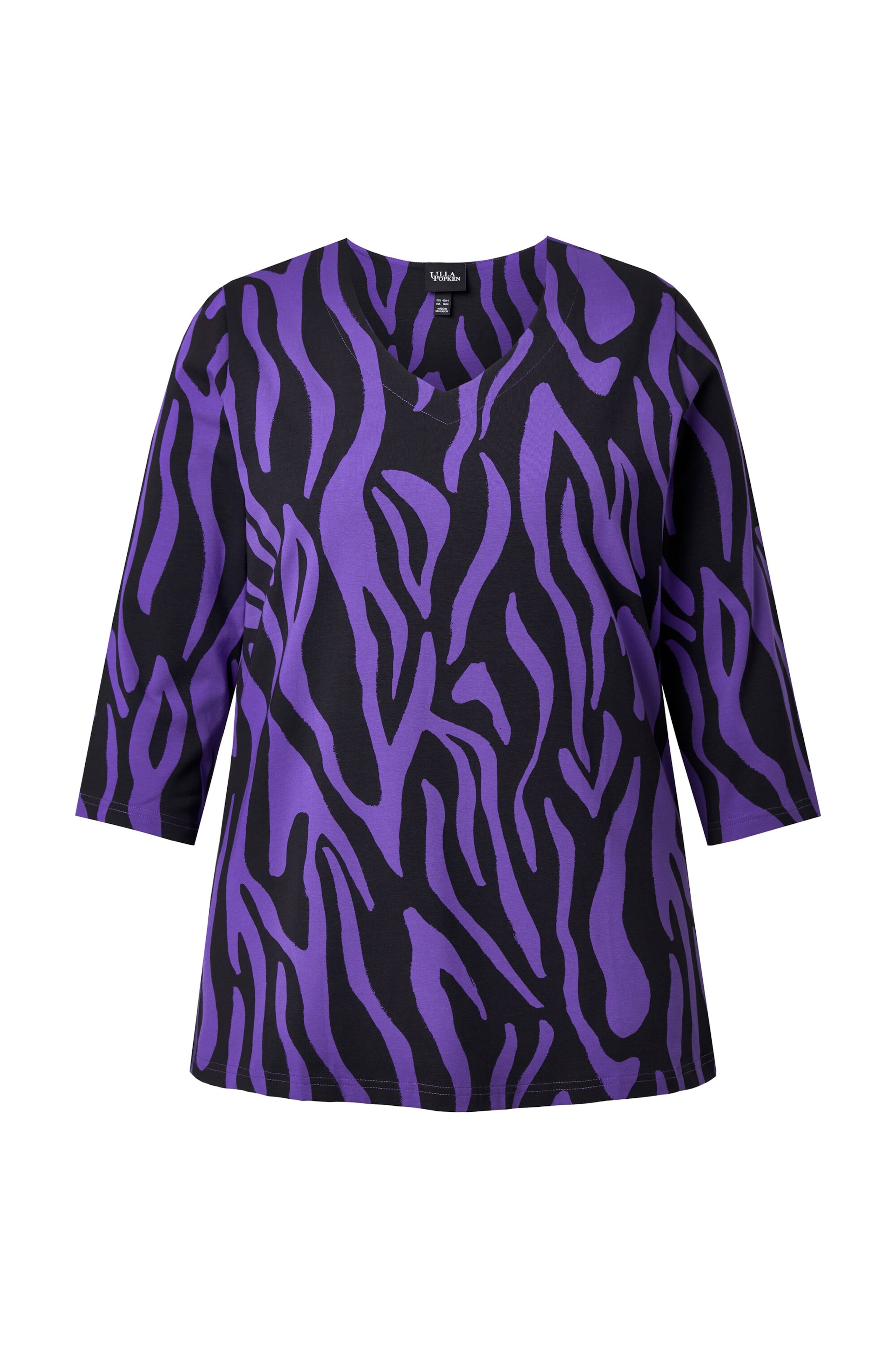 Ulla Popken Shirt in Lila: voorkant