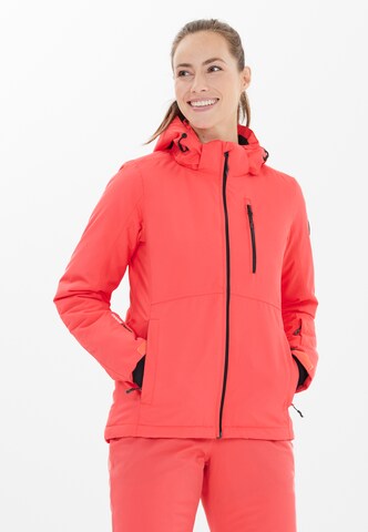 Whistler Athletic Jacket 'Drizzle' in Red: front