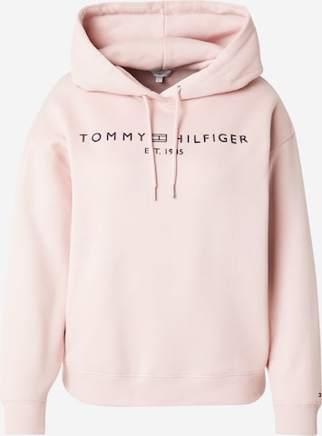 Tommy Hilfiger Curve Sweatshirt in Pink: front